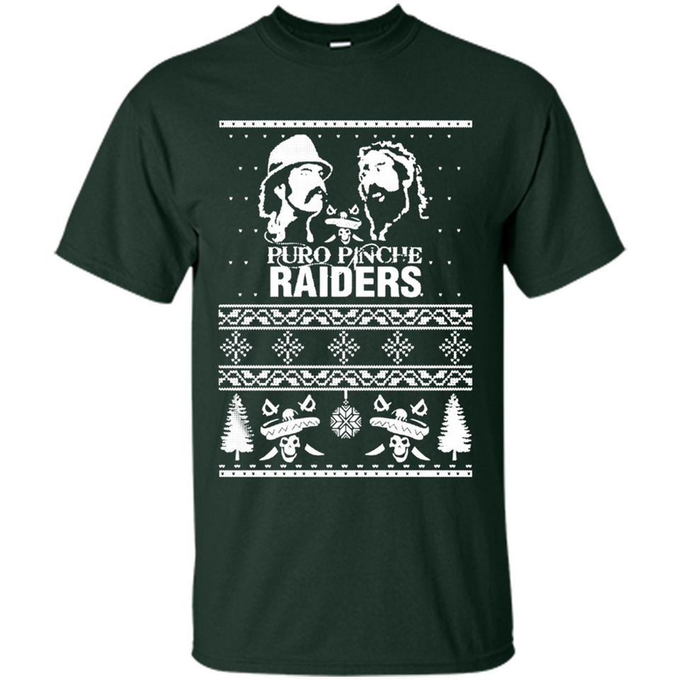 Puro Pinche Raiders Ugly Christmas Sweater - Shirt