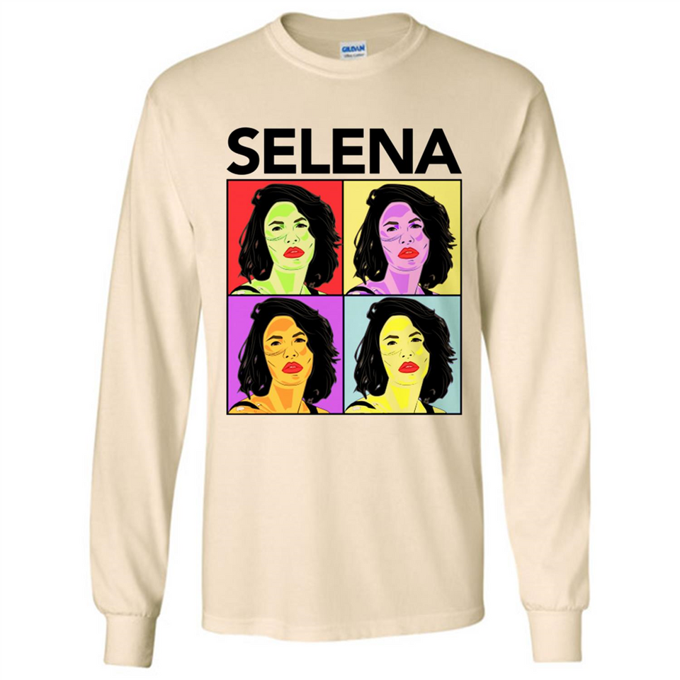Selena Quintanilla Pop Art - Long Sleeve T-Shirt