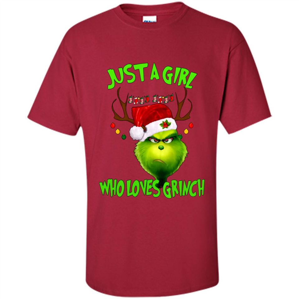 Just a Girl Who Loves Grinch Christmas PING PONG