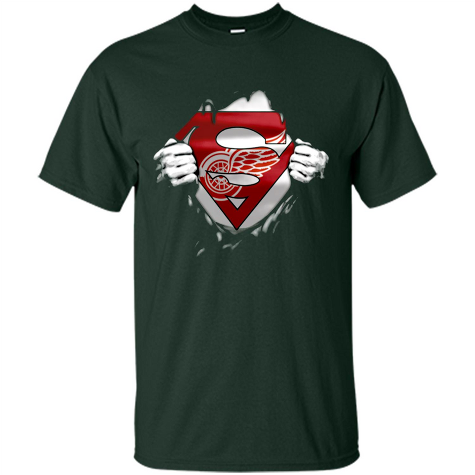 Detroit Red Wings And Superman Fans - Shirt