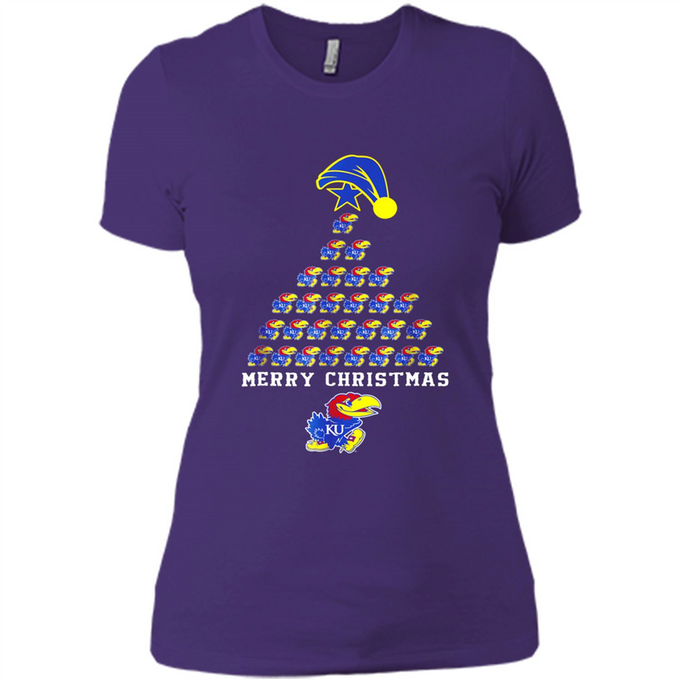 Perfect Kansas Jayhawks Christmas Tree PINGPONG