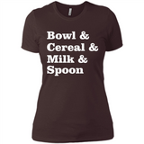 Tasty Cereal Recipe Bowl Milk Spoon