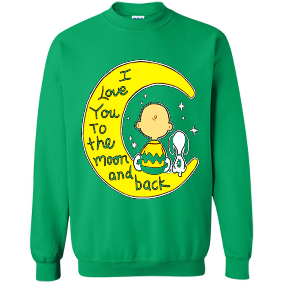 I LOVE YOU TO THE MOON AND BLACK CHARLIE BROWN AND SNOOPY