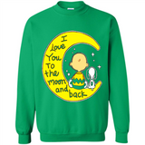 I LOVE YOU TO THE MOON AND BLACK CHARLIE BROWN AND SNOOPY