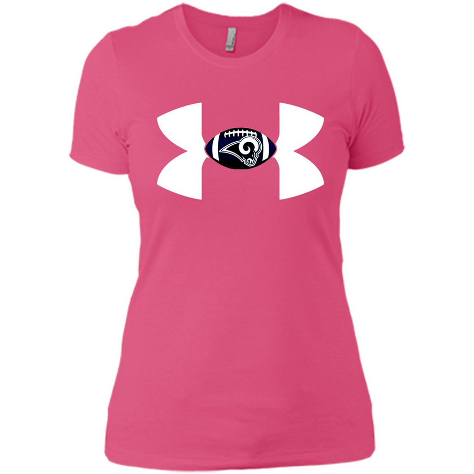 Los Angeles Rams Under Armour Logo - Ladies' Boyfriend T-Shirt