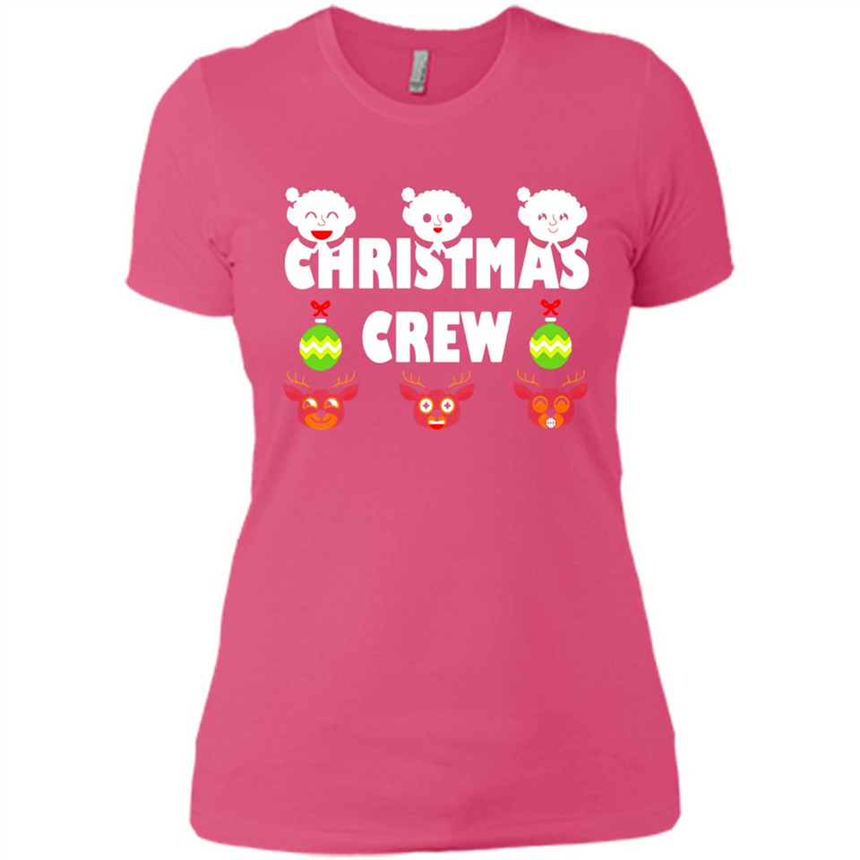Christmas Crew Gifts Santa Elves Reindeer - Ladies' Boyfriend T-Shirt