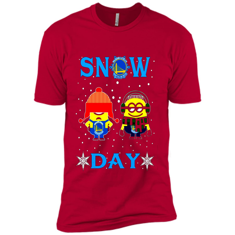 Snow Day Shirt For Golden State Warriors Vs Minion Fans pingpong