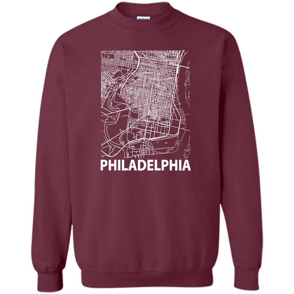 Philadelphia Pennsylvania City Map Souvenir