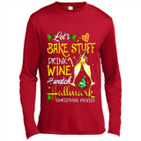 Let’s Bake Stuff Drink And Watch Hallmark Christmas Movies Sweatshirt PINGPONG