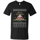 Christmas Santa Goldwyn Mayer Logo - Men's V-Neck