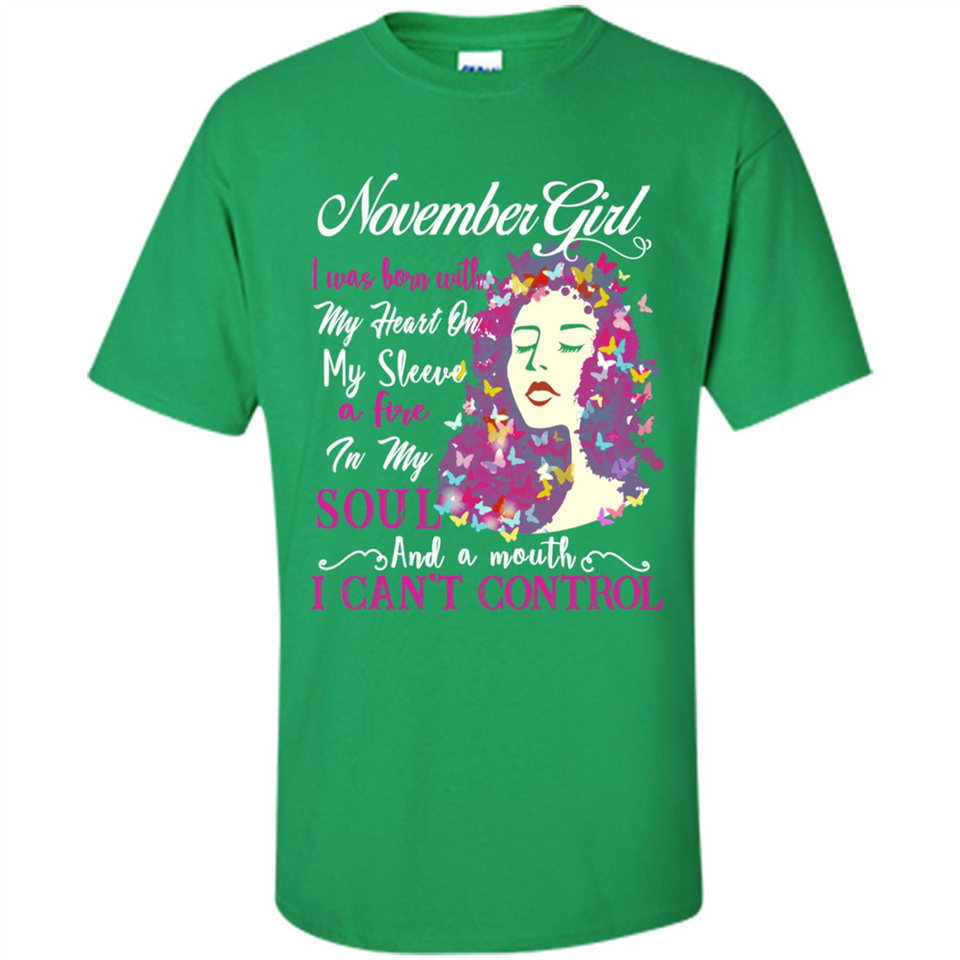 November Butterfly Girl - Shirt