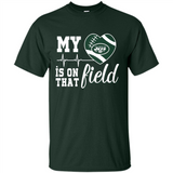 New York Jets Football My Heart is on that Field - Shirt