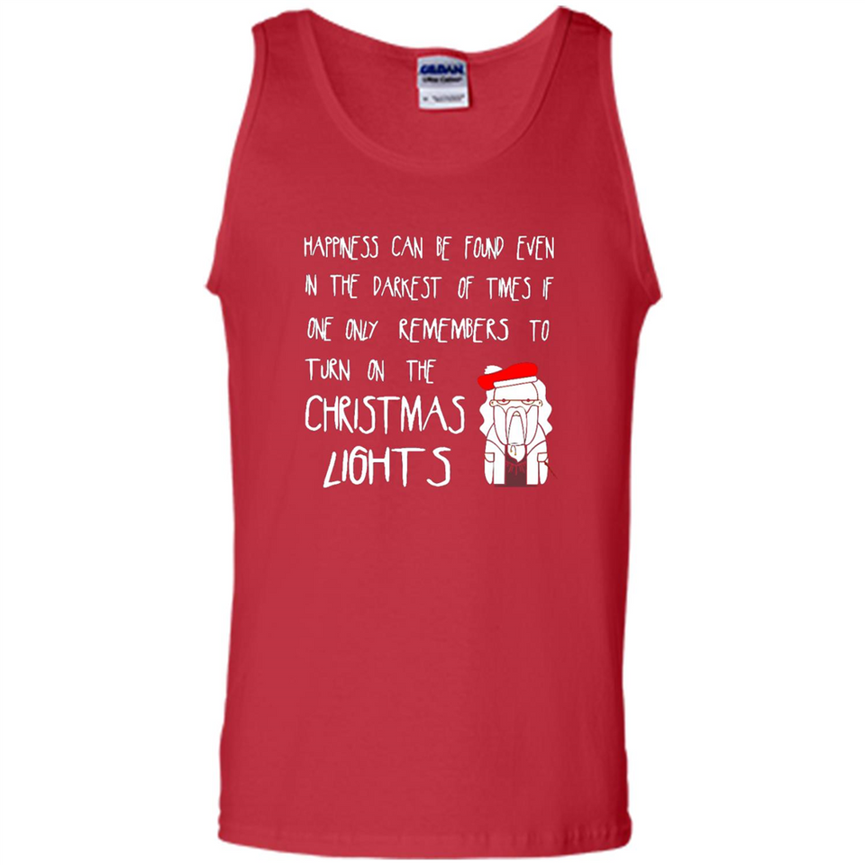 Christmas Ugly Sweater Christmas Lights - Tank Top
