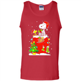 Anaheim Ducks Snoopy Ugly Christmas Sweaters - Tank Top