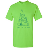 Merry Catmas Funny Cat Christmas Tree Sweatshirt - Shirt