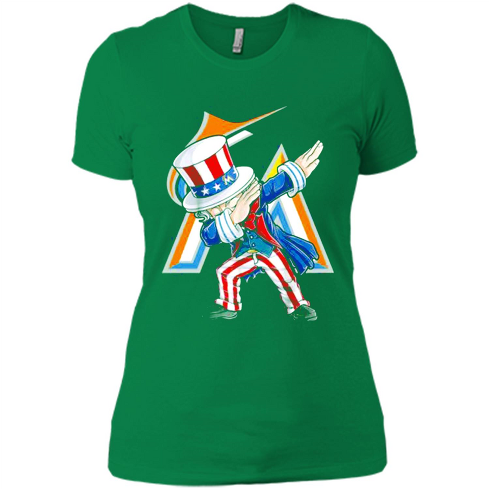 MLB MIAMI MARLINS UNCLE SAM DABBING INDEPENDENCE DAY