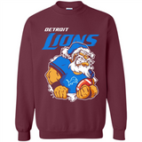 Grumpy Santa Claus Detroit Lions Football Team PINGPONG