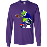 New York Giants Toilet Grinch Santa Claus Football Fan PINGPONG