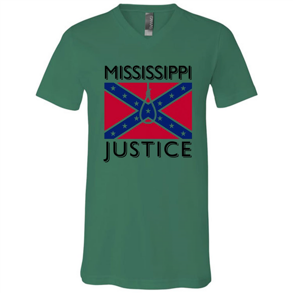 Mississippi Justice - Canvas Unisex V-Neck