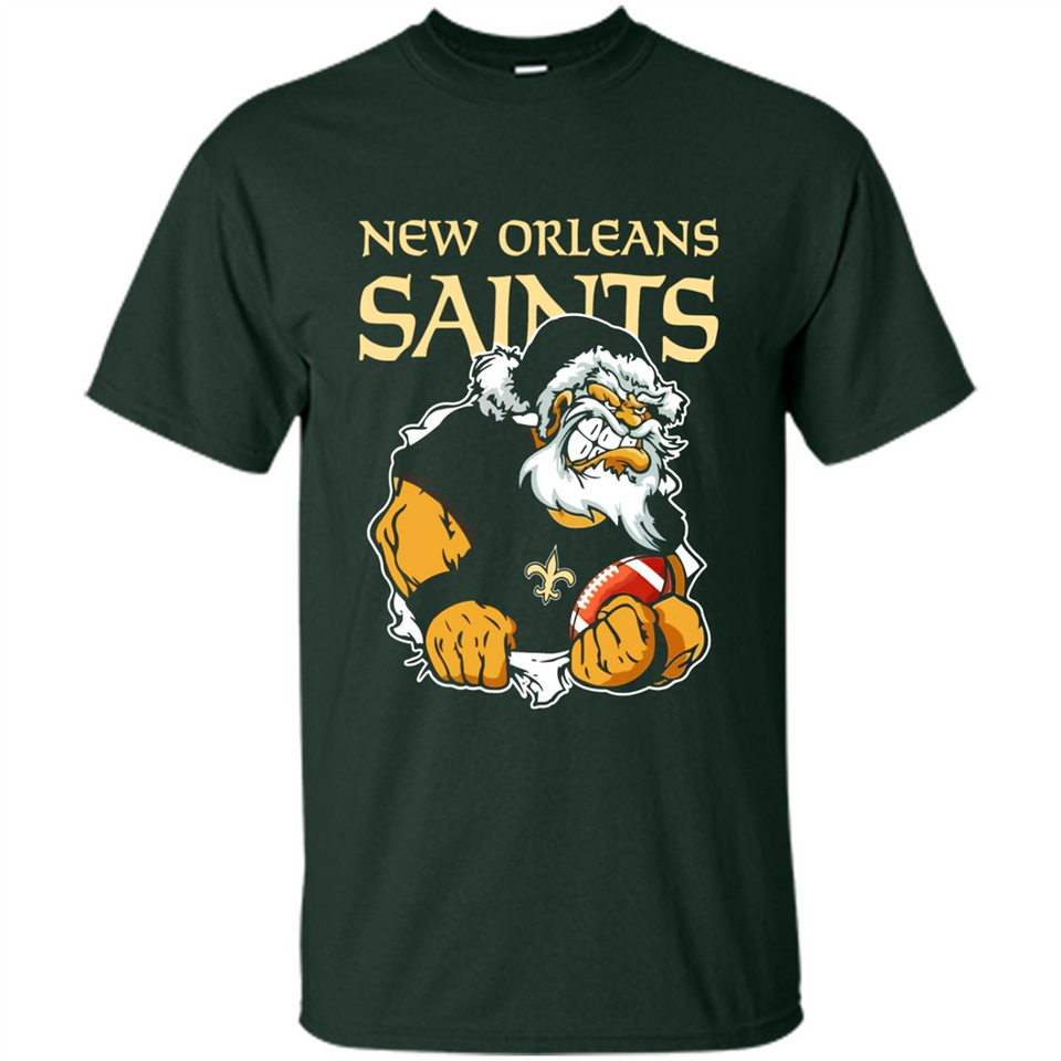 Grumpy Santa Claus New Orleans Saints Football Team PINGPONG