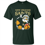 Grumpy Santa Claus New Orleans Saints Football Team PINGPONG