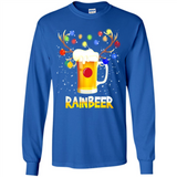 Rainbeer Christmas Reindeer Beer Drinking