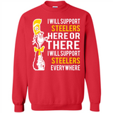 Shirt For Dr Seuss Cat And Pittsburgh Steelers Fans - Sweatshirt