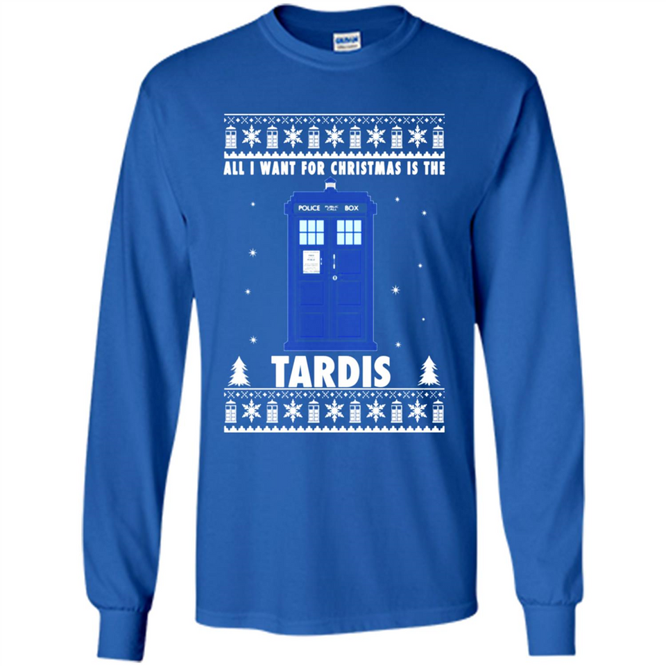 All I Want For Christmas Is The Tardis Ugly PINGPONG
