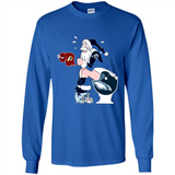 Los Angeles Rams Toilet Santa Claus PINGPONG
