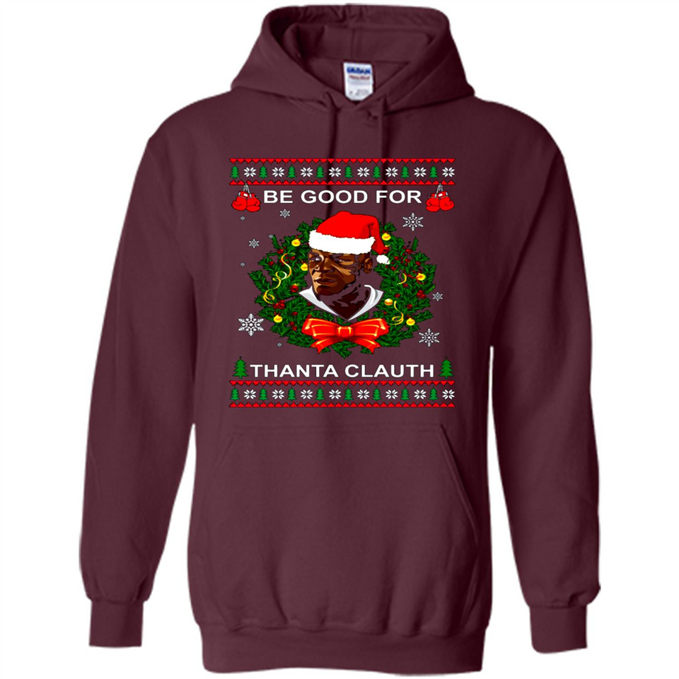 Mike Tyson Thanta Clauth Santa Claus Christmas sweater PINGPONG