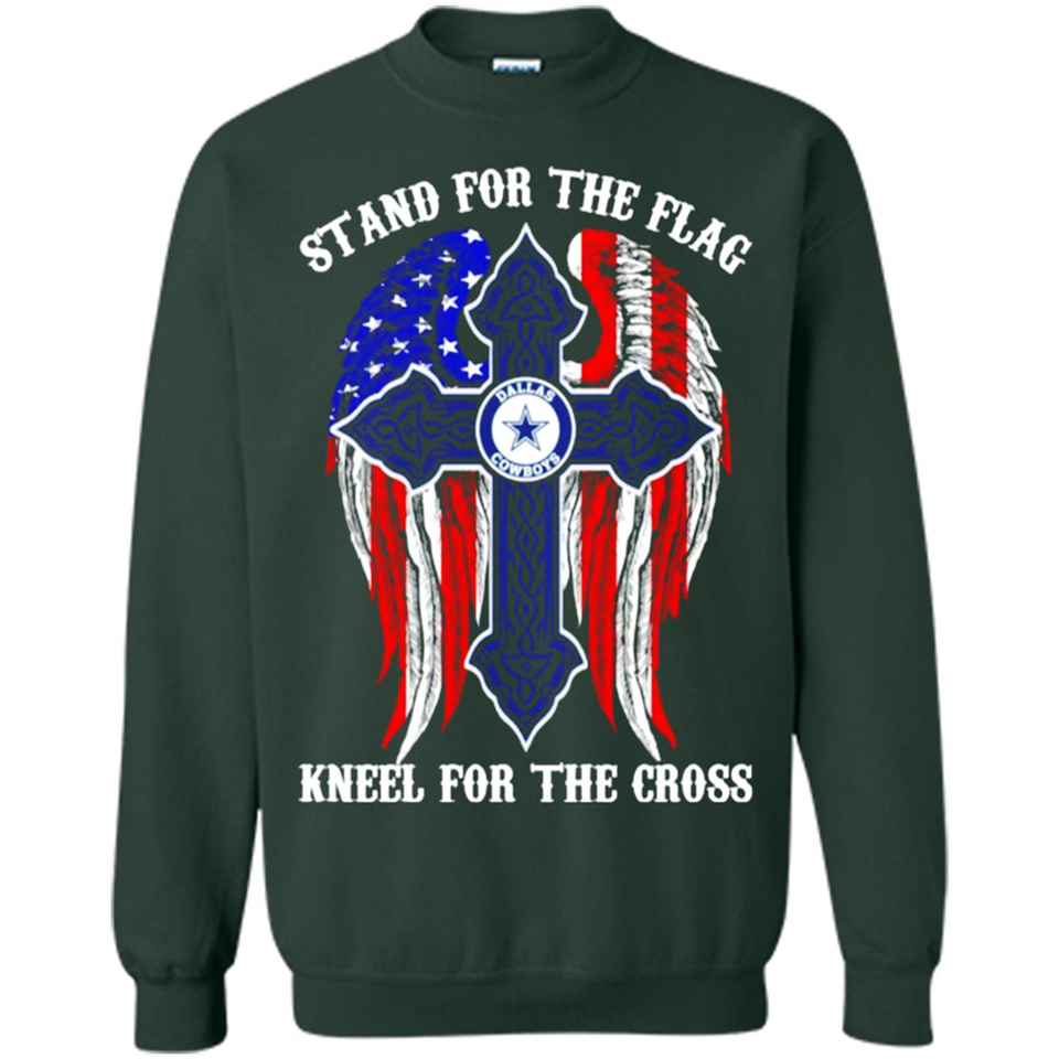 Dallas Cowboys - stand for the flag kneel for the cross