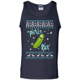 Rick and Morty Pickle Rick Ugly Christmas Sweater - Tank Top