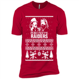 Puro Pinche Raiders Ugly Christmas Sweater - Premium Short Sleeve T-Shirt