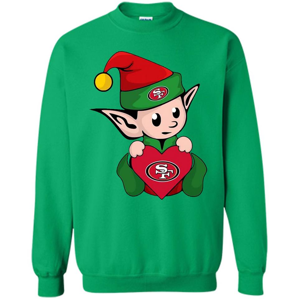 San Francisco 49ers ELF Elves Grinch Santa Claus