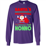 Santa's Promoting Me To Nonno - Long Sleeve T-Shirt