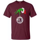 Amazing Dallas Mavericks Glitter Grinch Monogram Ornament Christmas Gift - Shirt