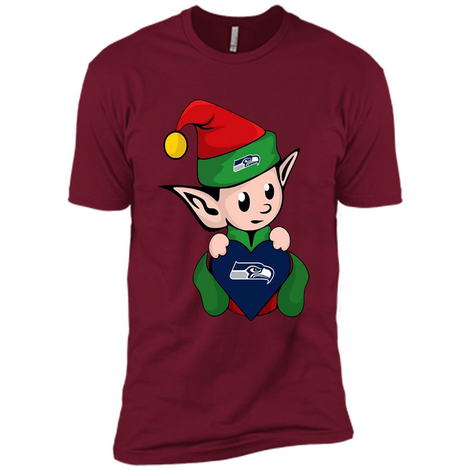 Seattle Seahawks ELF Elves Grinch Santa Claus