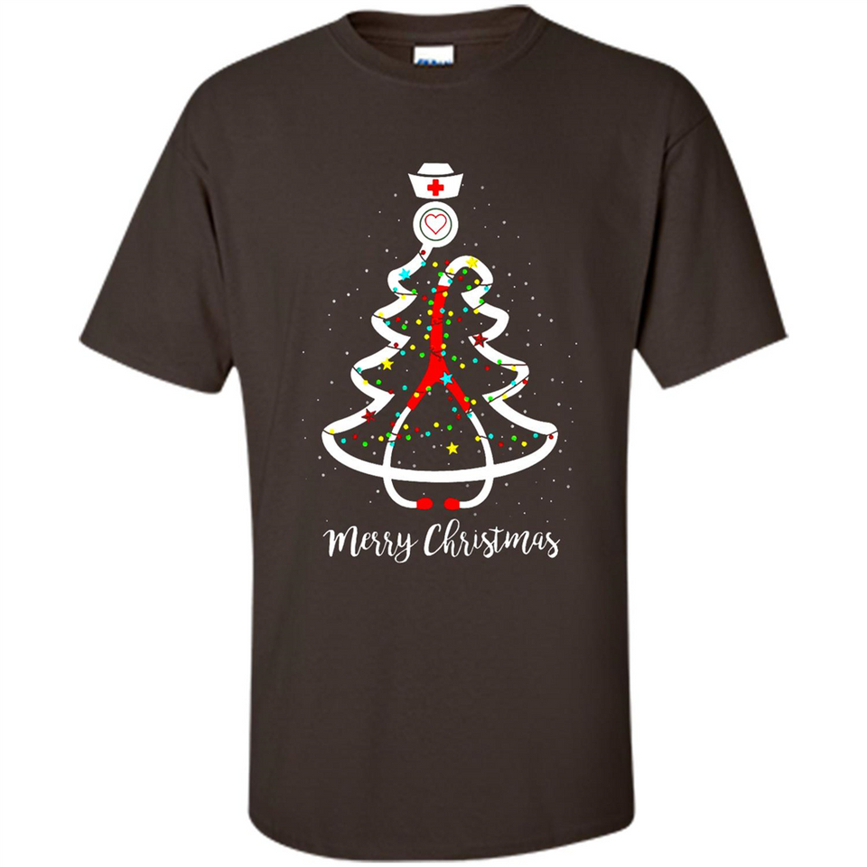 Christmas tree Nurse merry Christmas - Shirt