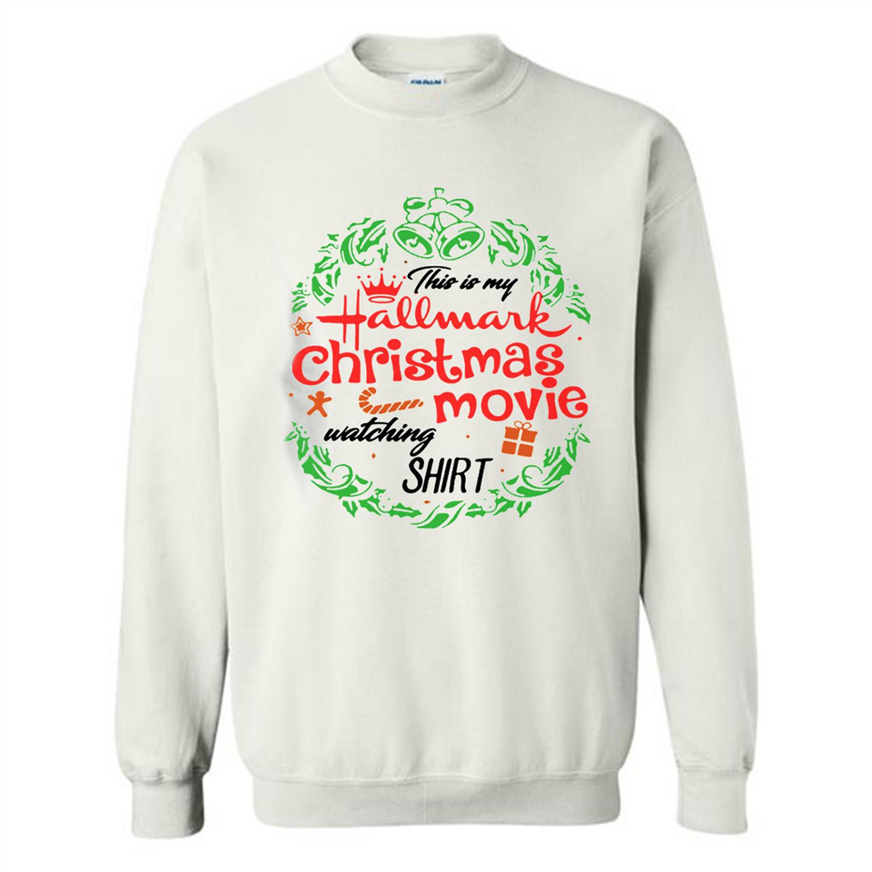 This is My Hallmark-Christmas Movies Watching Sporty T-Shirt - Sweatshirt