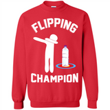 Water Bottle Flipping Tshirt Dabbing Flipping Champion - Sweatshirt