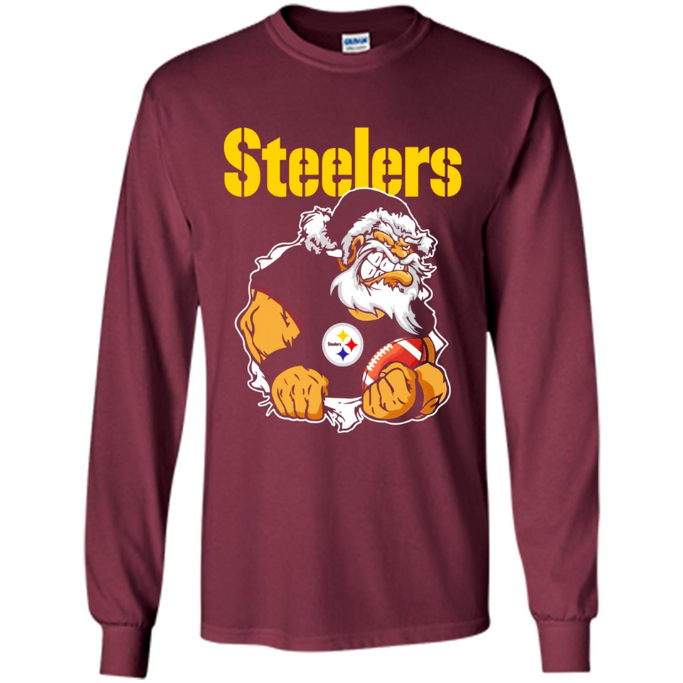 Grumpy Santa Claus Pittsburgh Steelers Football Team PINGPONG