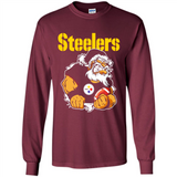 Grumpy Santa Claus Pittsburgh Steelers Football Team PINGPONG