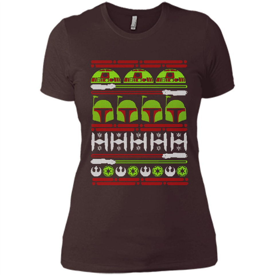 Star Wars - Boba Fett Christmas - Ladies' Boyfriend T-Shirt