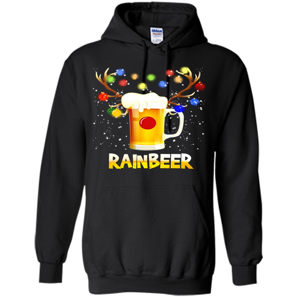 Rainbeer Christmas Reindeer Beer Drinking
