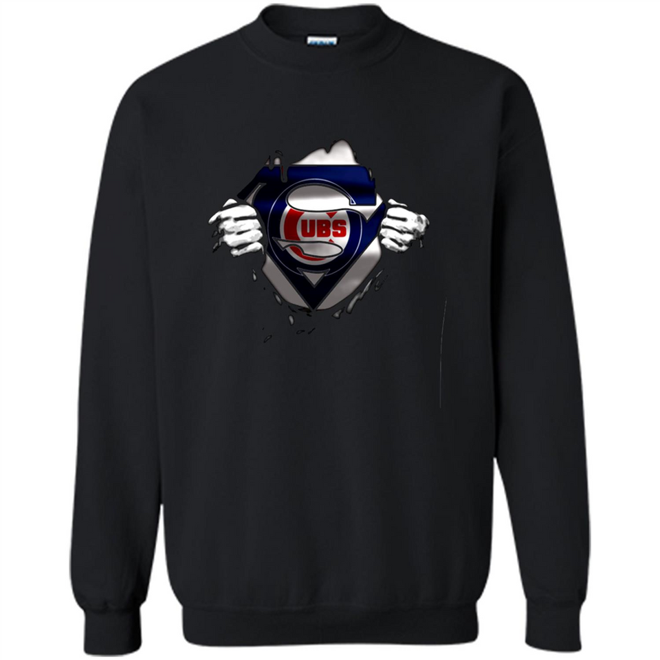 Chicago Cubs And Superman Fans - Sweatshirt