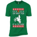 Motocross oh what fun it is to ride Christmas sweater PINGPONG
