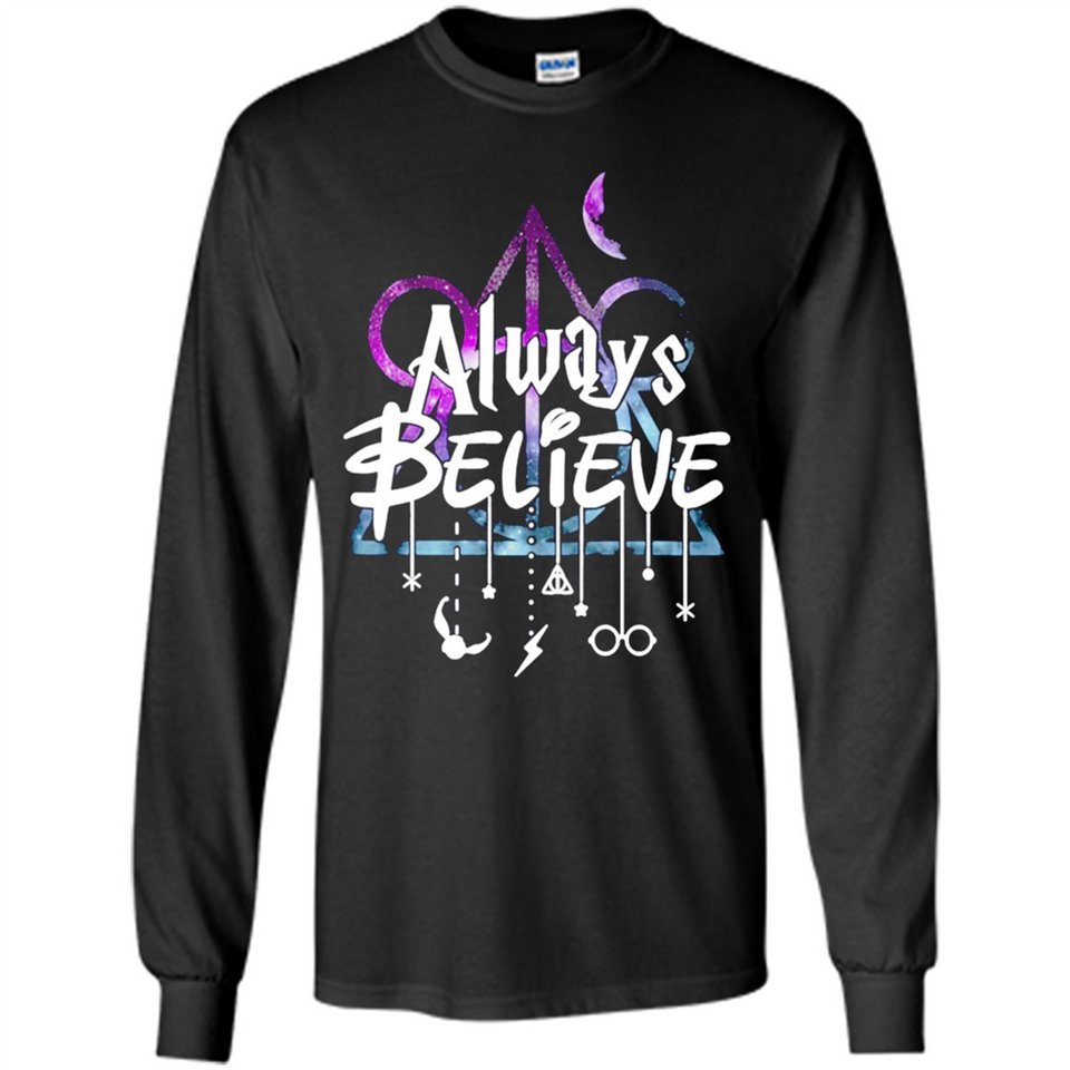 HIPPIE MOON MICKEY DEATHLY HALLOWS ALWAYS BELIEVE