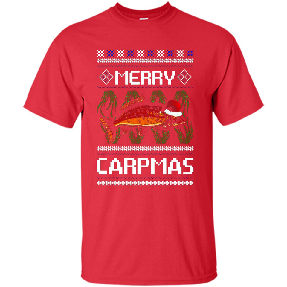 Santa Claus Carpmas Merry Carpmas Christmas Sweater PINGPONG - Shirt