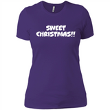 SWEET CHRISTMAS sweetchristmas - Ladies' Boyfriend T-Shirt