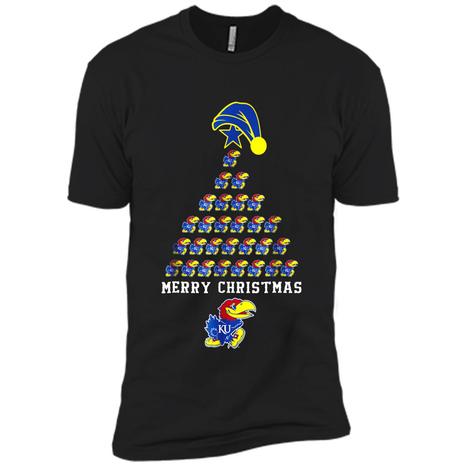 Perfect Kansas Jayhawks Christmas Tree PINGPONG
